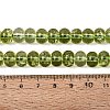 Crackle Transparent Glass Beads Strands GLAA-N074-02B-01-2