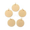 Ion Plating(IP) 304 Stainless Steel Pendants X-STAS-I311-32F-G-2