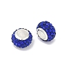 Alloy Rhinestone Clay Pave Beads ALRI-D300-03-2