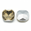 Pointed Back Glass Rhinestone Cabochons RGLA-T032-10x10mm-08-2