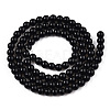 Opaque Solid Color Glass Beads Strands GLAA-T032-P8mm-01-3