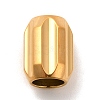 Ion Plating(IP) 304 Stainless Steel Glazed European Beads STAS-M308-10E-1