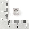 Tarnish Resistant 201 Stainless Steel European Beads STAS-M058-01A-P-3