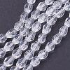 Glass Beads Strands X-GLAA-R024-6x4mm-12-1