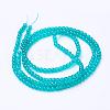 Spray Painted Crackle Glass Beads Strands CCG-Q001-4mm-15-3