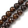 Natural Yellow Tiger Iron Beads Strands G-C079-A03-01-1