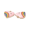 Alloy Enamel Pendant ENAM-H039-07G-D-2