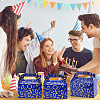 12Pcs Ring Printed Cardboard Paper Packing Boxes with Die Cut Hole Handles CON-WH0085-187-6