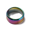 201 Stainless Steel Wide Band Finger Rings for Women Men RJEW-WH0009-13D-M-2