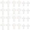 60Pcs 3 Styles Cross Natural Shell Beads BSHE-SC0001-18-1