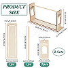 Wood Bobbin Winder Bracket AJEW-WH0554-71-2