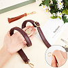 CHGCRAFT 2Pcs 2 Styles PU Leather Tassel Pendants and Imitation Leather Bag Straps FIND-CA0004-04-3