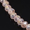 Electroplate Glass Beads Strands LS-EGLA-D020-4x3mm-69-1