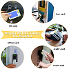 Plastic ID Card Sleeve with Polyester Lanyard Strap AJEW-WH20017-33F-4