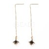 Brass Stud Earrings EJEW-JE04446-03-1