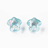 1-Hole Transparent Acrylic Buttons MACR-S373-129-C07-4