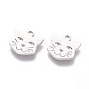 304 Stainless Steel Kitten Charms STAS-Q201-T419-2
