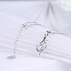 Trendy 925 Sterling Silver Pendant Necklaces NJEW-BB22397-5