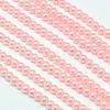 Eco-Friendly Dyed Glass Pearl Round Beads Strands HY-A002-4mm-RB033-1