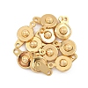SHEGRACE Brass Snap Clasps XGR0120G-167G-1