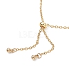 Adjustable 304 Stainless Steel Cable Chain Slider Bracelets BJEW-JB13089-03-4