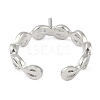 Brass Cuff Finger Ring Settings KK-L219-15A-P-3