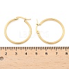 Ion Plating(IP) 304 Stainless Steel Hoop Earrings X-EJEW-N0016-11G-D-3