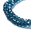 Electroplate Transparent Glass Beads Strands LS-EGLA-A035-T3mm-A12-3