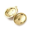Brass Enamel Locket Pendants KK-F912-05A-G-3