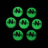 Luminous Frosted Acrylic Beads FACR-T008-02N-3