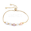 Adjustable Brass Slider Bracelets BJEW-JB05182-2