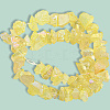 1 Strand Electroplated Natural Quartz Beads Strands G-PA0001-18A-6
