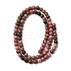 Natural Rhodonite Beads Strands G-G735-10-4mm-6