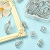 20Pcs 4 Styles Iron Alloy Spring Spiral Bead Cage Pendants FIND-YW0003-22-5