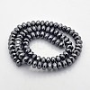 Electroplate Non-magnetic Synthetic Hematite Beads Strands G-J208A-02-2