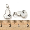 Brass Micro Pave Clear Cubic Zirconia Pendants KK-P275-20P-3