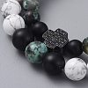 Stretch Bracelet Sets BJEW-JB05027-01-2