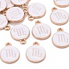 Alloy Enamel Pendants X-ENAM-S124-01B-04L-3