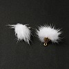 Faux Mink Fur Tassel Pendant Decorations FIND-YW0002-24D-2