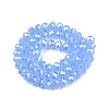 Electroplate Glass Beads Strands EGLA-A044-J8mm-A03-3