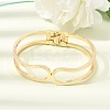 Brass Hollow Hinged Cuff Bangles for Women KK-CBA0B5A-02G-2