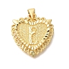 Rack Plating Brass Pendants KK-I722-09G-E-1