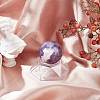 CRASPIRE 2Pcs 2 Style Natural Amethyst Crystal Ball DJEW-CP0001-09-4