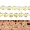 Crackle Transparent Glass Beads Strands GLAA-N068-04A-05-4