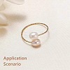 Textured Round Brass Jewelry Wires KK-N258-03G-3