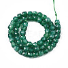 Natural Green Onyx Agate Beads Strands X-G-S359-375B-2