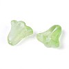 Spray Painted Transparent Glass Beads GLAA-D006-20K-2