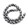 Synthetic Terahertz Stone Beads Strands G-P571-F01-01-2