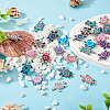  48Pcs 12 Styles Alloy Enamel Connector Charms FIND-TA0003-64-6