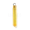 Electroplated Natural Quartz Pendants G-P315-B01-09P-1